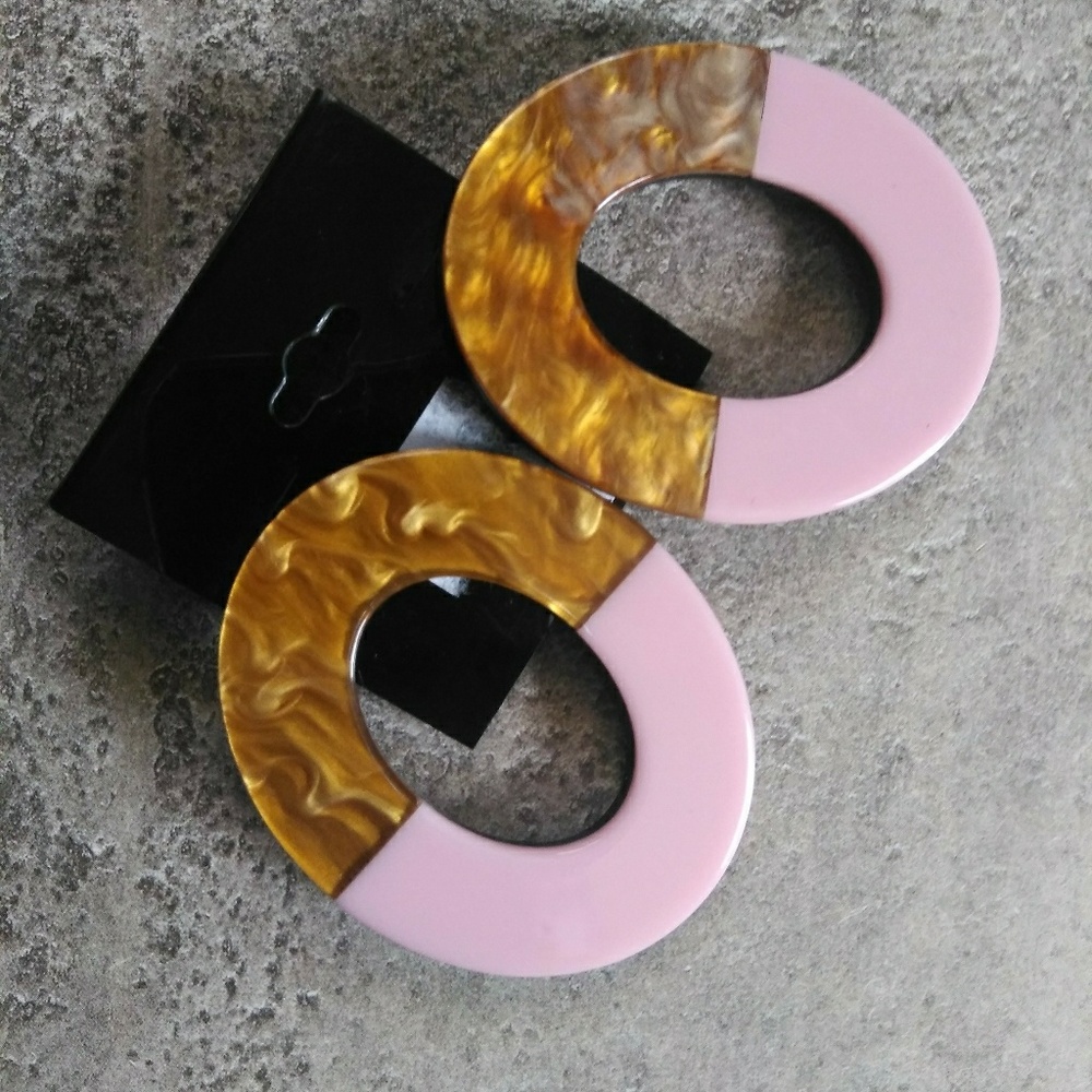 Asos Multicolored Acrylic Earrings New
